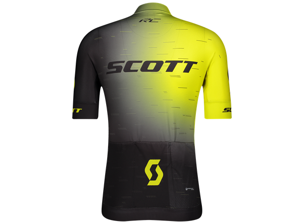 Scott Shirt M`s RC Pro s/sl Gul/Sort XL Sykkeltrøye med kort arm